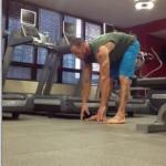 Gabe Kapler stretching