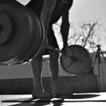 Gabe Kapler performing the deadlift